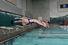 Swimming vs Babson  Wheaton College Swimming vs Babson College. - Photo By: KEITH NORDSTROM : Wheaton, Swimming, Babson